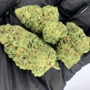 LA Kush Cake THCa Flower - Closeup of High-THCa Cannabis Buds